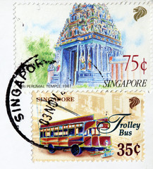 Obraz premium Postage stamp
