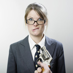 Executive about to be shot