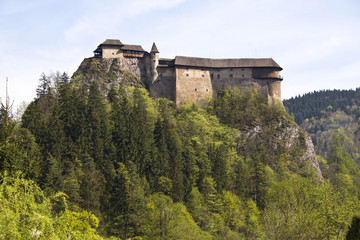 Obraz premium castle in Slovakia, oravsky podzamok