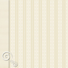 Tan and cream patterned paper background with border