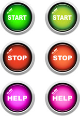 Start / Stop Button Set