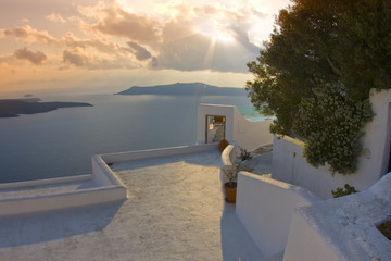 Atardecer en Santorini