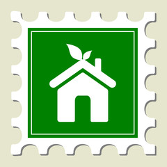 Eco Friendly Home Sign Stamp