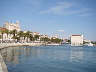 Obraz premium Panorama of the city of Split, Croatia