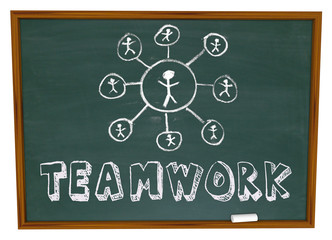 Teamwork Chart - Chalkboard