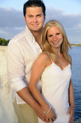 Young Couple on Dock 6