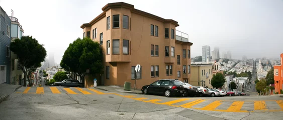 Cercles muraux San Francisco Rues de San francisco