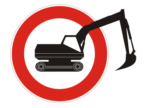 Achtung - gro&szlig;e Baustelle