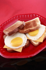 Egg and cheese sandwich - white or wheat