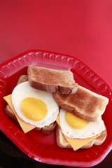 Egg and cheese sandwich - white or wheat