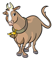 Cow cartoon