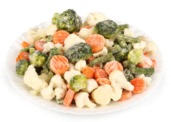 Fresh frozen vegetables