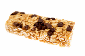 Snack bar isolated on white background