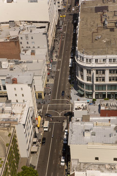 Blick vom Hochhaus auf die Skyline von San Francisco
