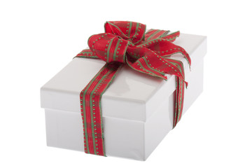 Geschenk, Schachtel mit Schmuckband