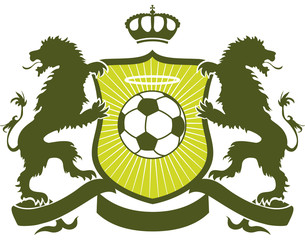 soccer blazon
