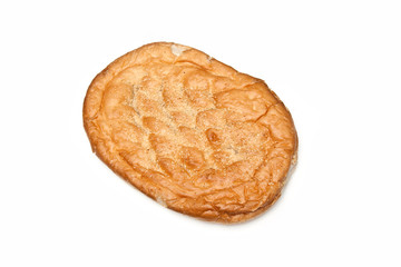 Turkish loaf isolated on a white studio background