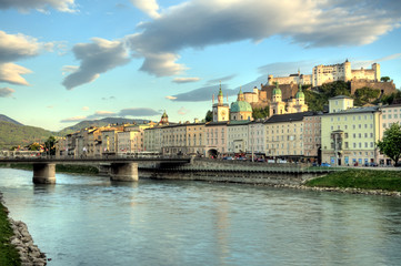 Fototapeta na wymiar Salzburg City