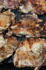 Barbecue close up
