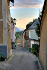 Fototapeta na wymiar Salzburg strony ulicy