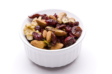 Bowl of fruits and nuts