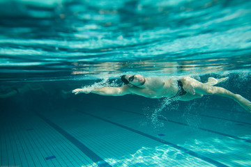 Swimming  underwater