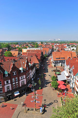 Fototapeta premium Wunstorf, Fußgängerzone