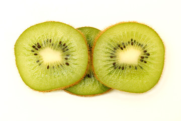pieces of kiwi fruit