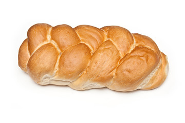 Platted bread loaf