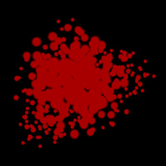 blutspritzer/flecken