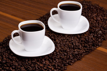 cups of coffee