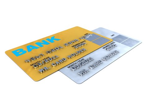 credit card platinim closeup pictures