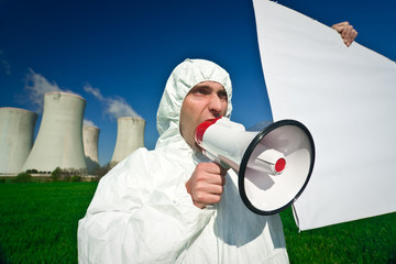 Pollution Protester