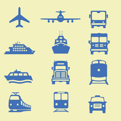 Transportion icons