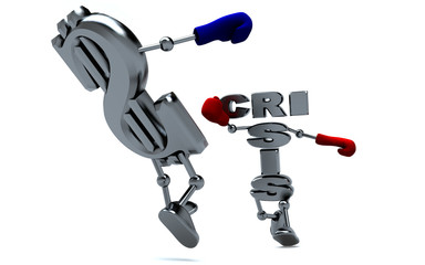 Dollar punched by crisis