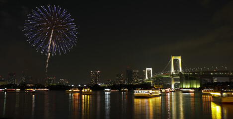 FEUX d'ARTIFICE sur ODAIBA 8