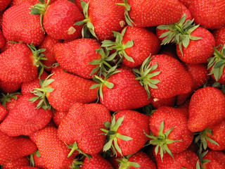Strawberries pile