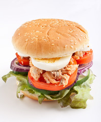 tuna and egg sandwich