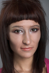 Obraz premium Young woman in pink shir