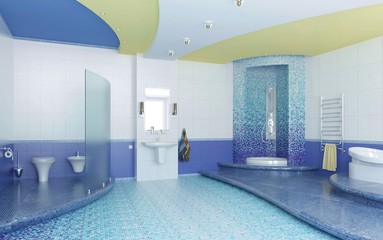 Interior of a bathroom