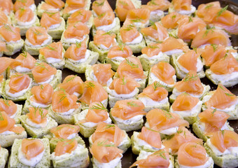 Smoked Salmon Canapes