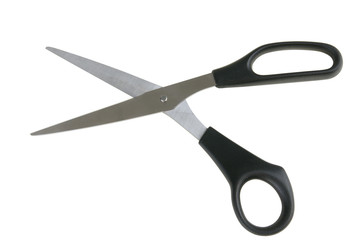 Fototapeta premium Scissors with path