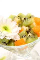 Salad from fresh fruit