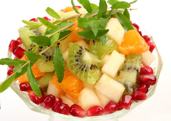 Salad from fresh fruit