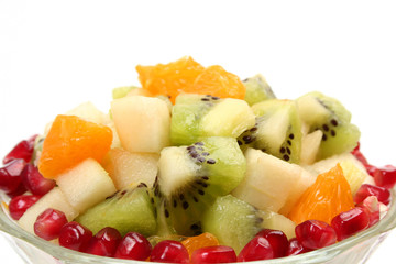 Salad from fresh fruit