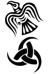 Set of two viking symbols
