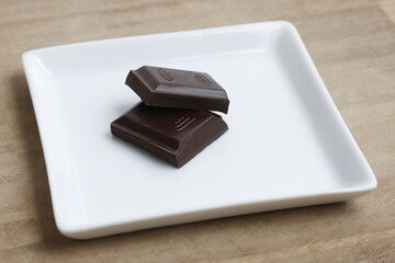 Chocolate pieces