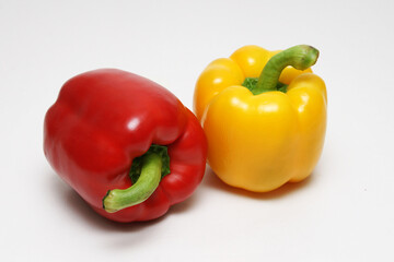 rote gelbe paprika
