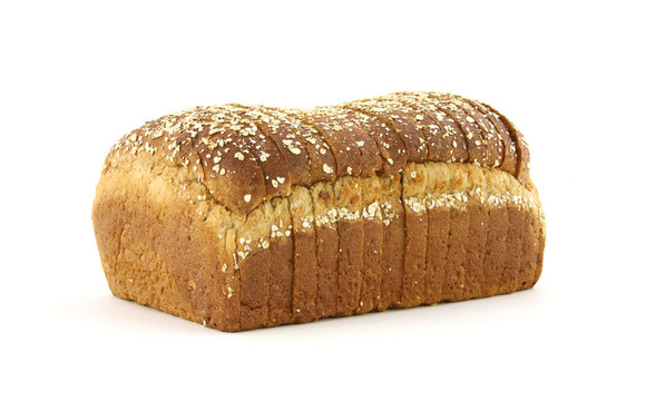 Twelve grain bread loaf
