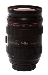Black professional zoom lens
